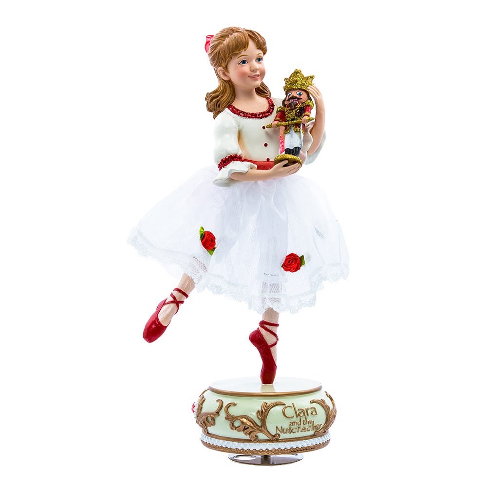 Kurt Adler 11.5-Inch Musical Clara Tablepiece